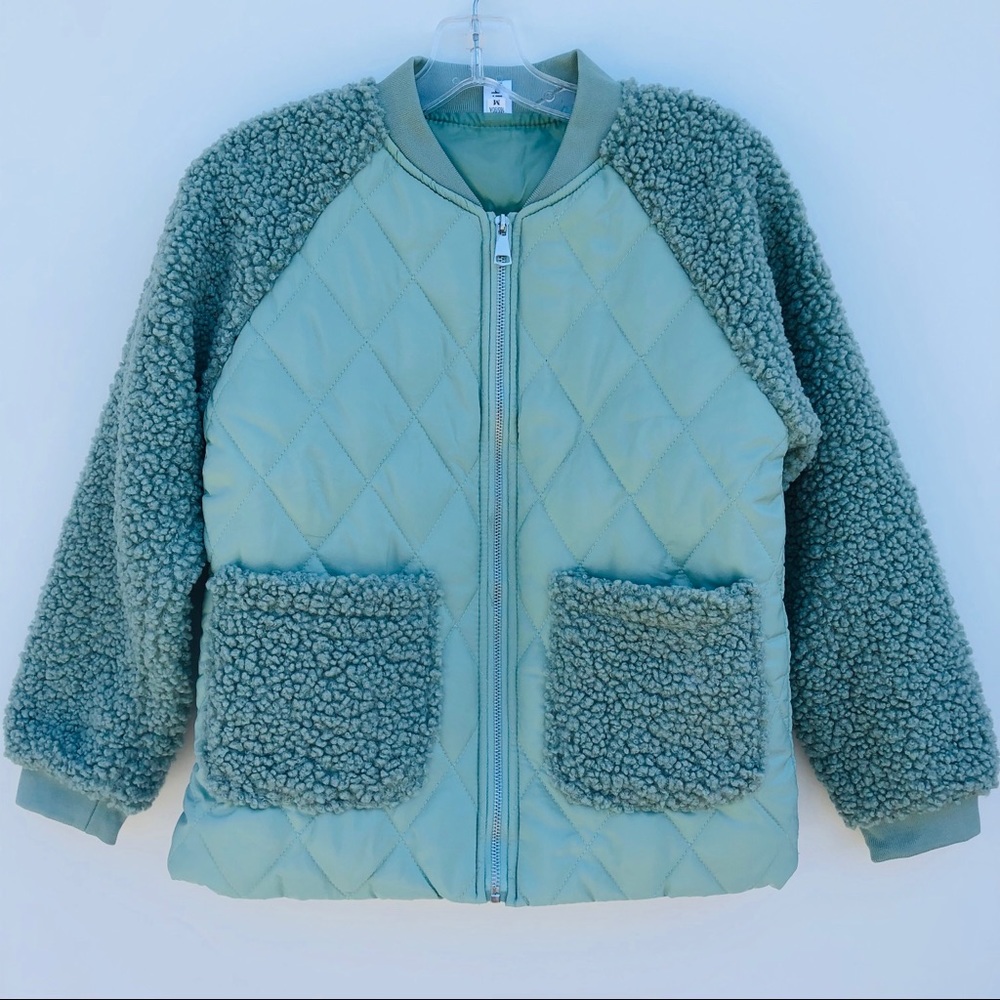 ruibingfei Quilted Nylon Zip Up Jacket Size Medium